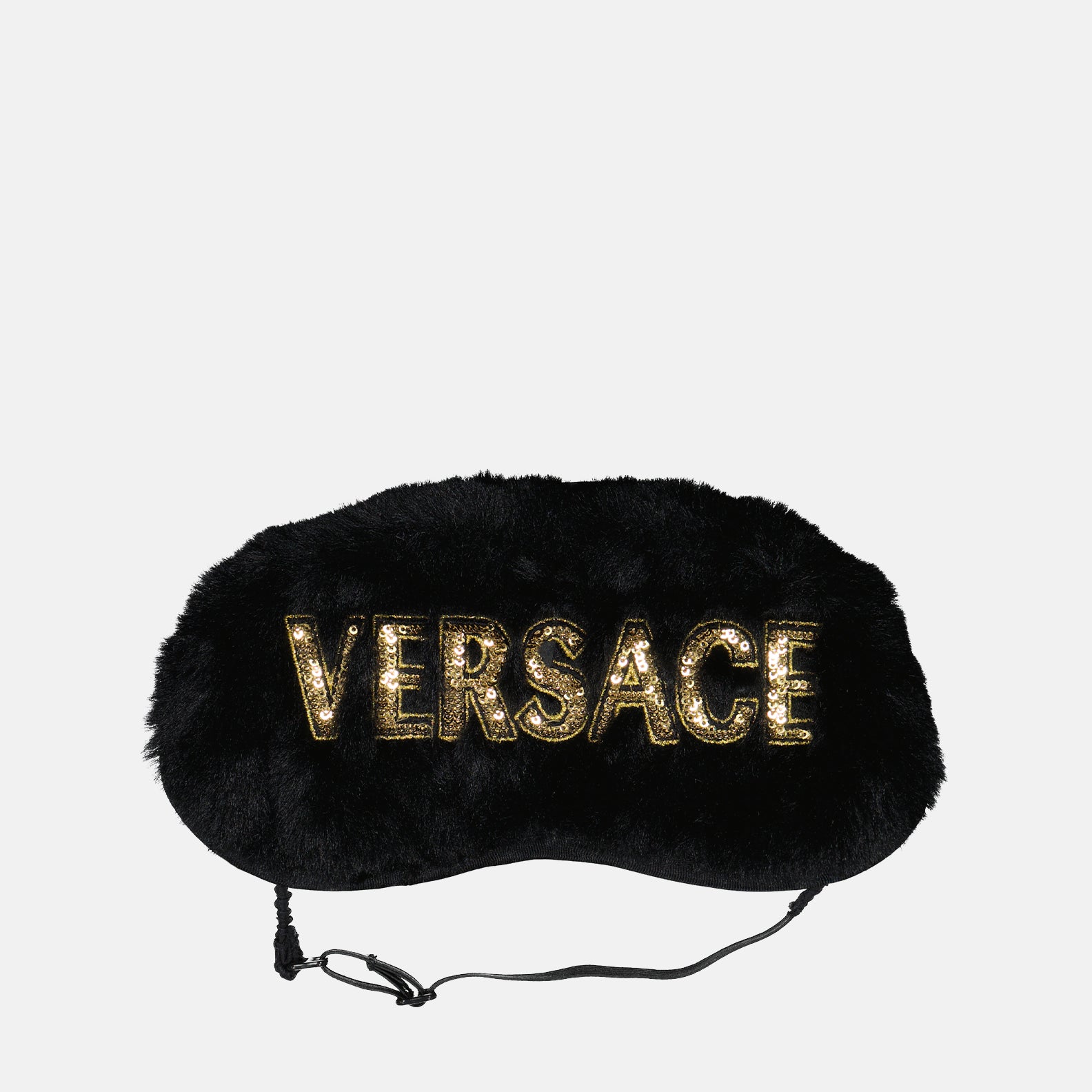 Lifestyle Masque de sommeil à logo Versace Noir Unisexe