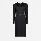Kleider Robe Medusa 95' Versace Schwarz Femme