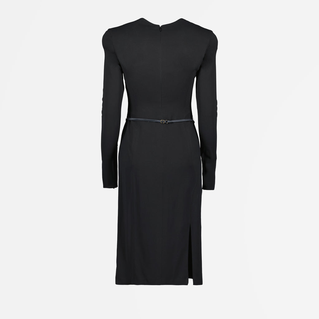 Kleider Robe Medusa 95' Versace Schwarz Femme