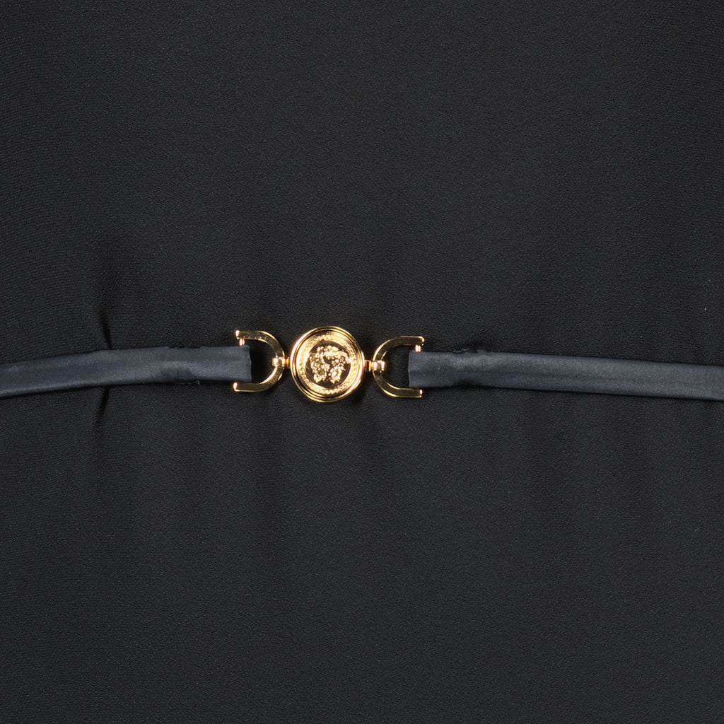 Kleider Robe Medusa 95' Versace Schwarz Femme