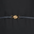 Kleider Robe Medusa 95' Versace Schwarz Femme