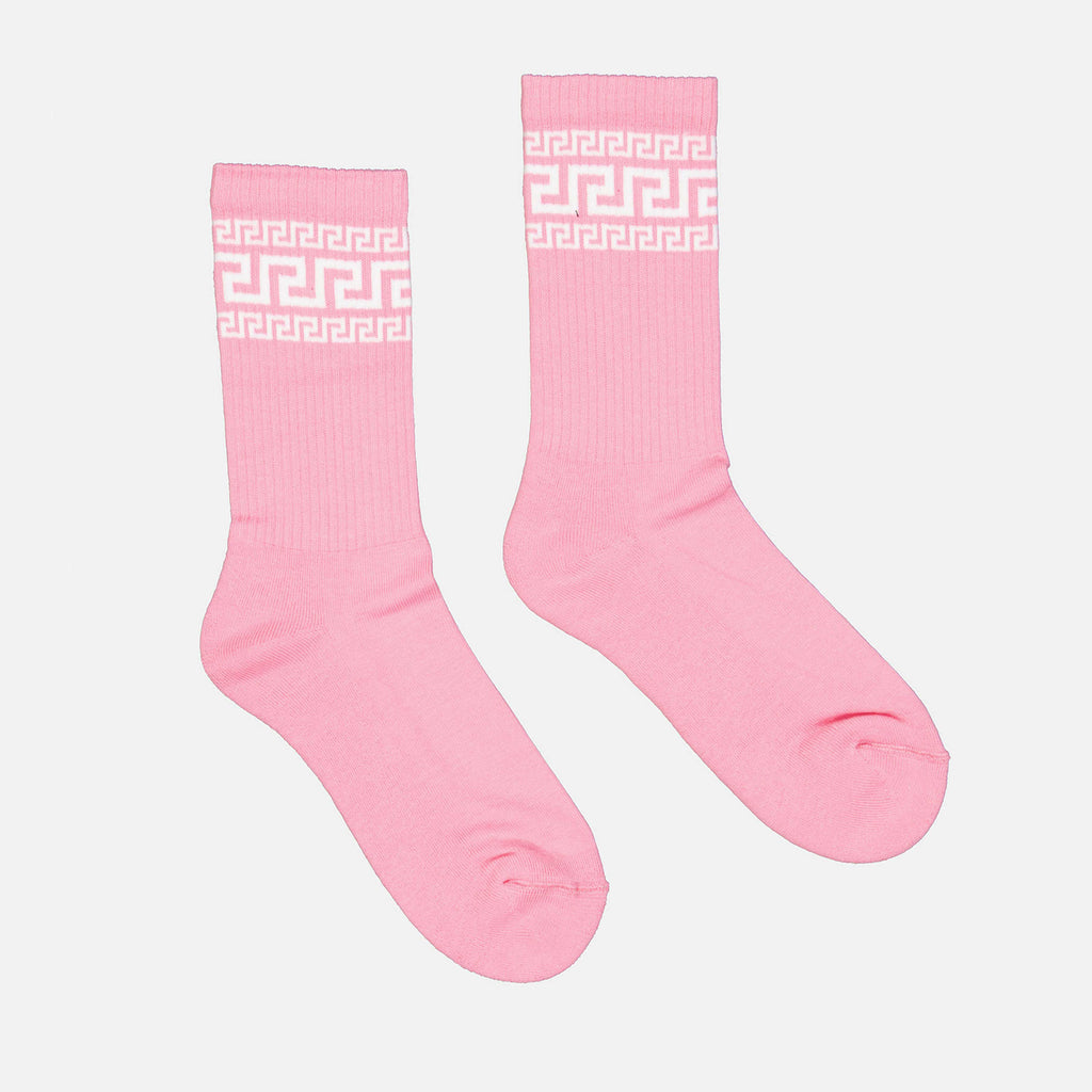 Ropa interior y homewear Chaussettes Greca Versace Rosa Femme