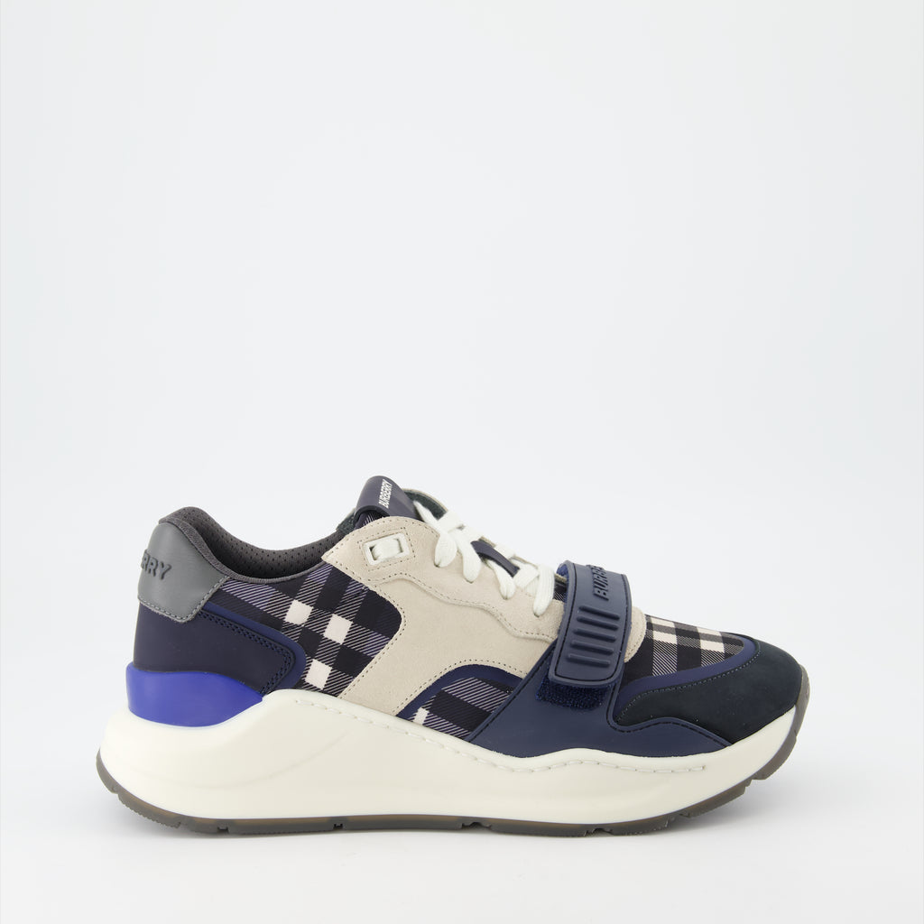 Baskets Baskets Ramsey Burberry Bleu Homme