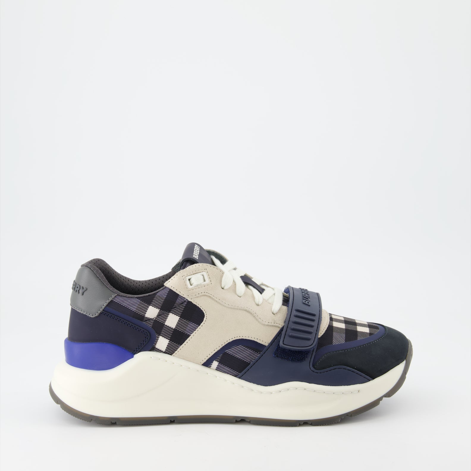 Baskets Baskets Ramsey Burberry Bleu Homme