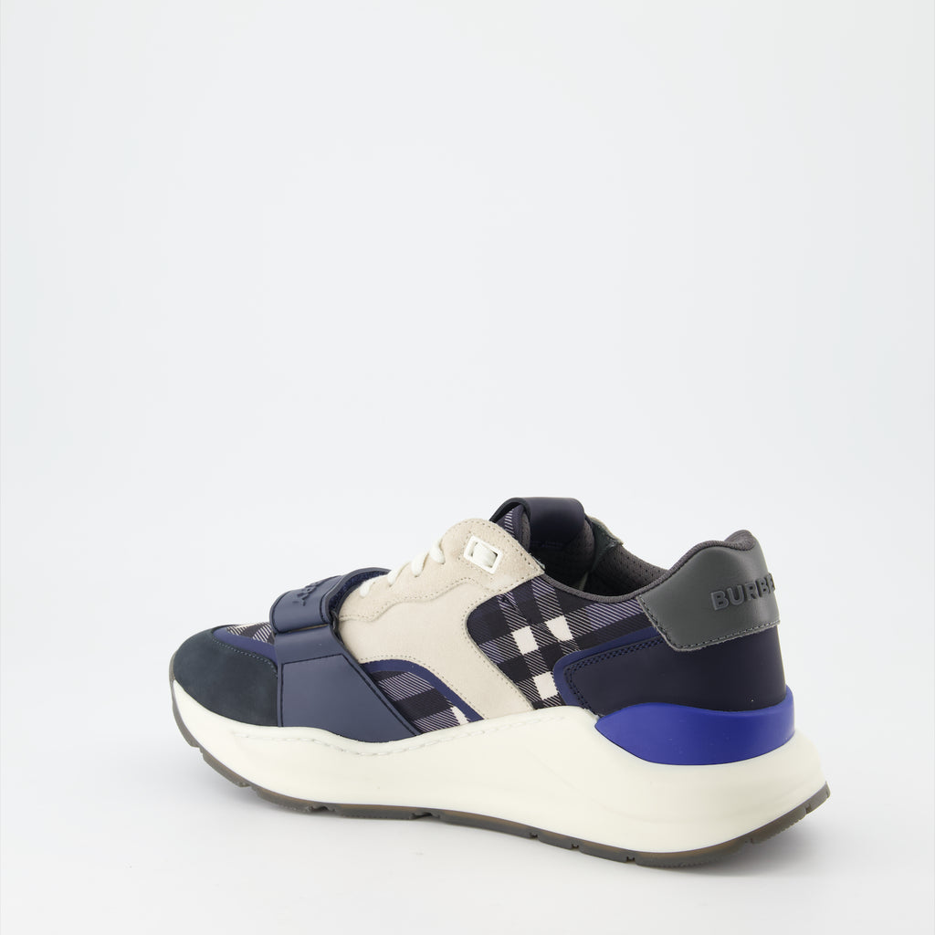 Baskets Baskets Ramsey Burberry Bleu Homme