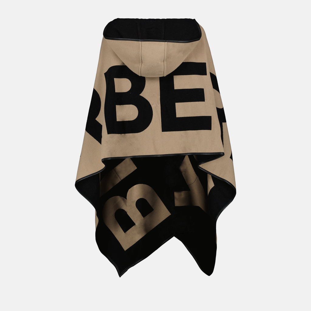 Vestes Poncho en laine Burberry Beige Femme