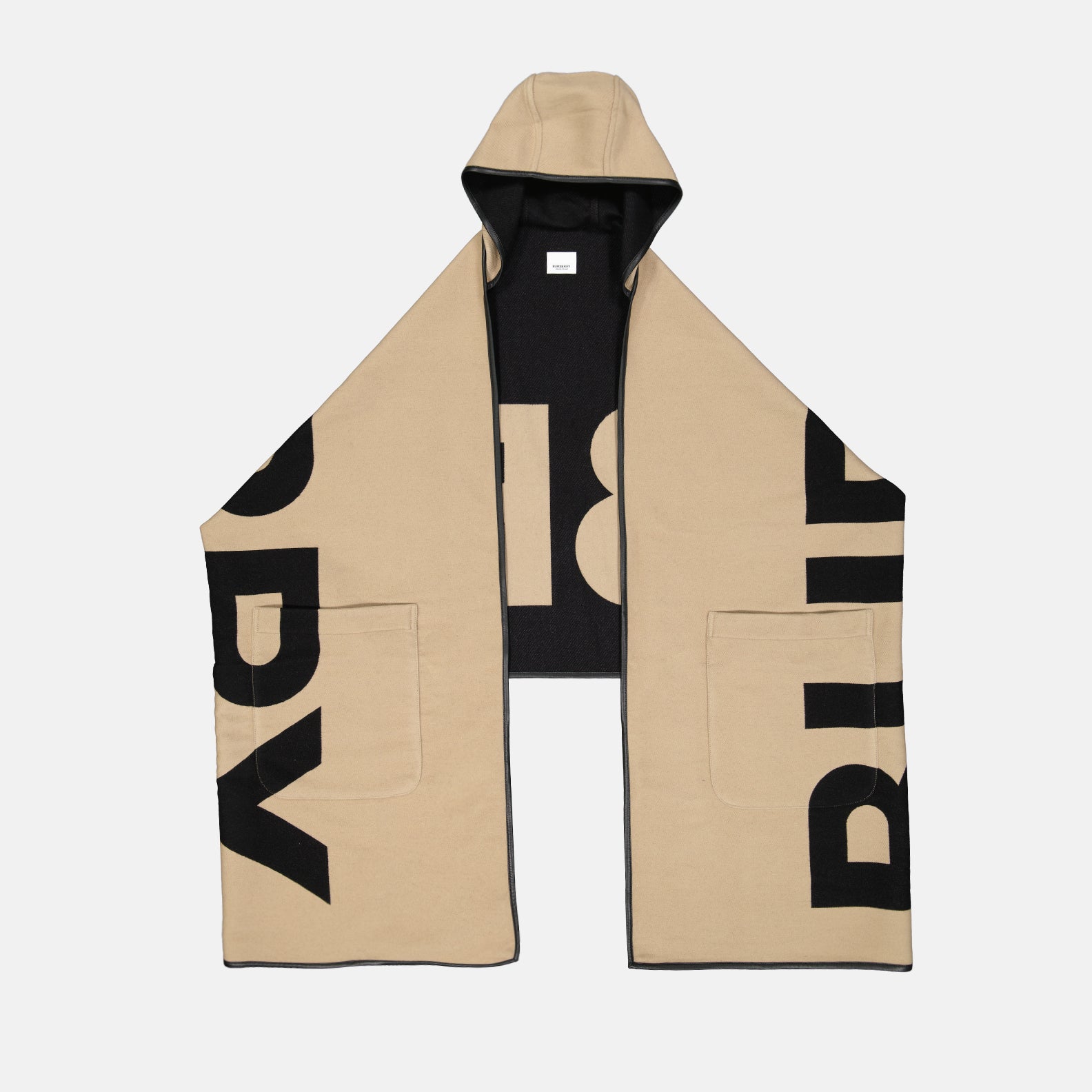Vestes Poncho en laine Burberry Beige Femme