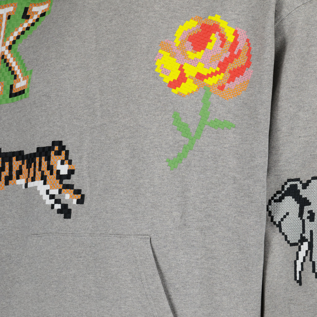 Sudaderas Sweat à capuche Kenzo Pixel Kenzo Gris Homme