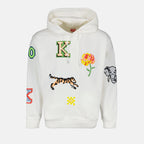 Sudaderas Sweat à capuche Kenzo Pixel Kenzo Blanco Femme