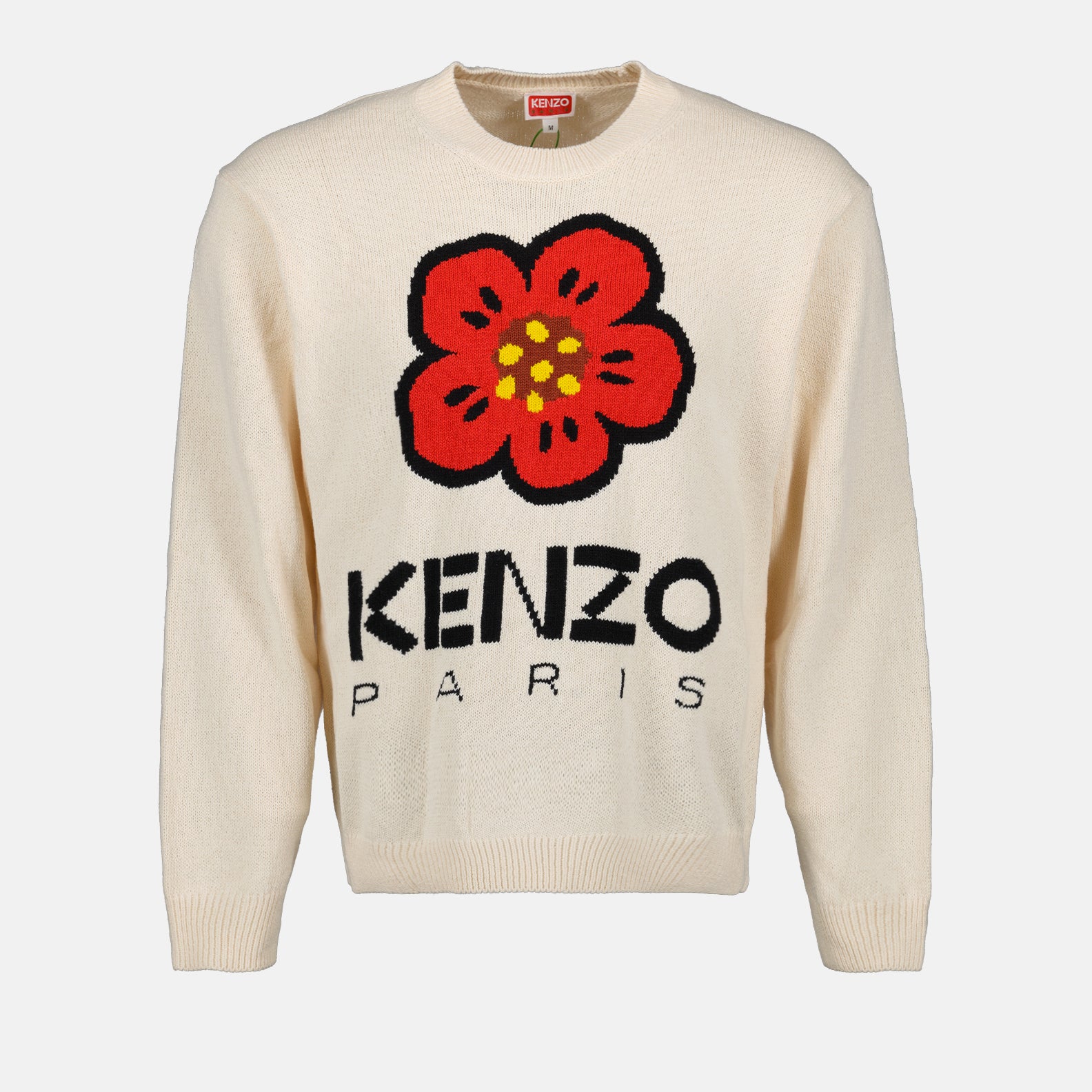 Maglieria Pull Boke Flower Kenzo Bianco Homme