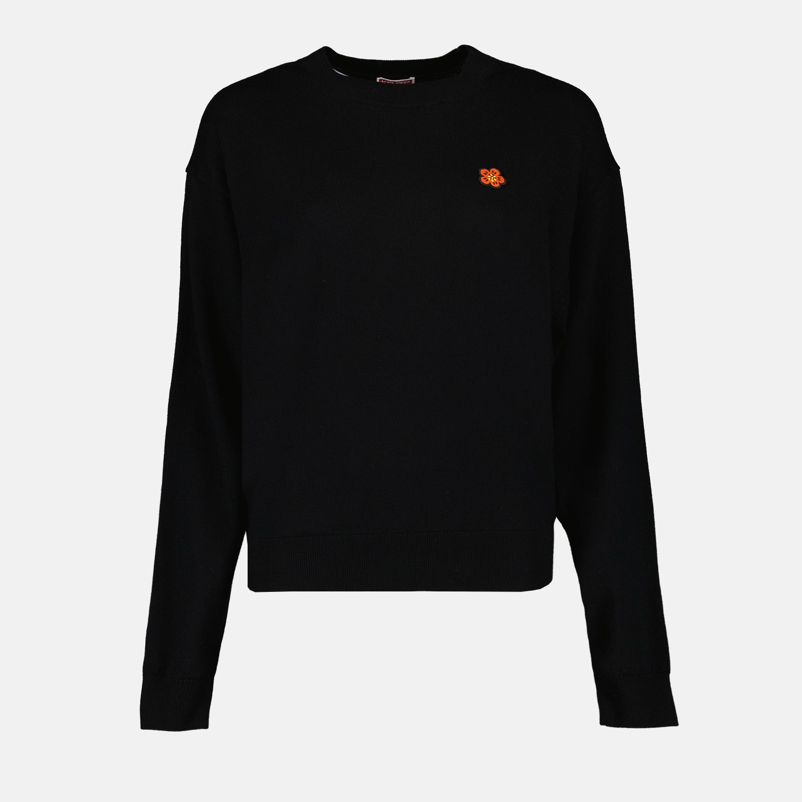 Maille Pull Boke Flower Kenzo Noir Femme