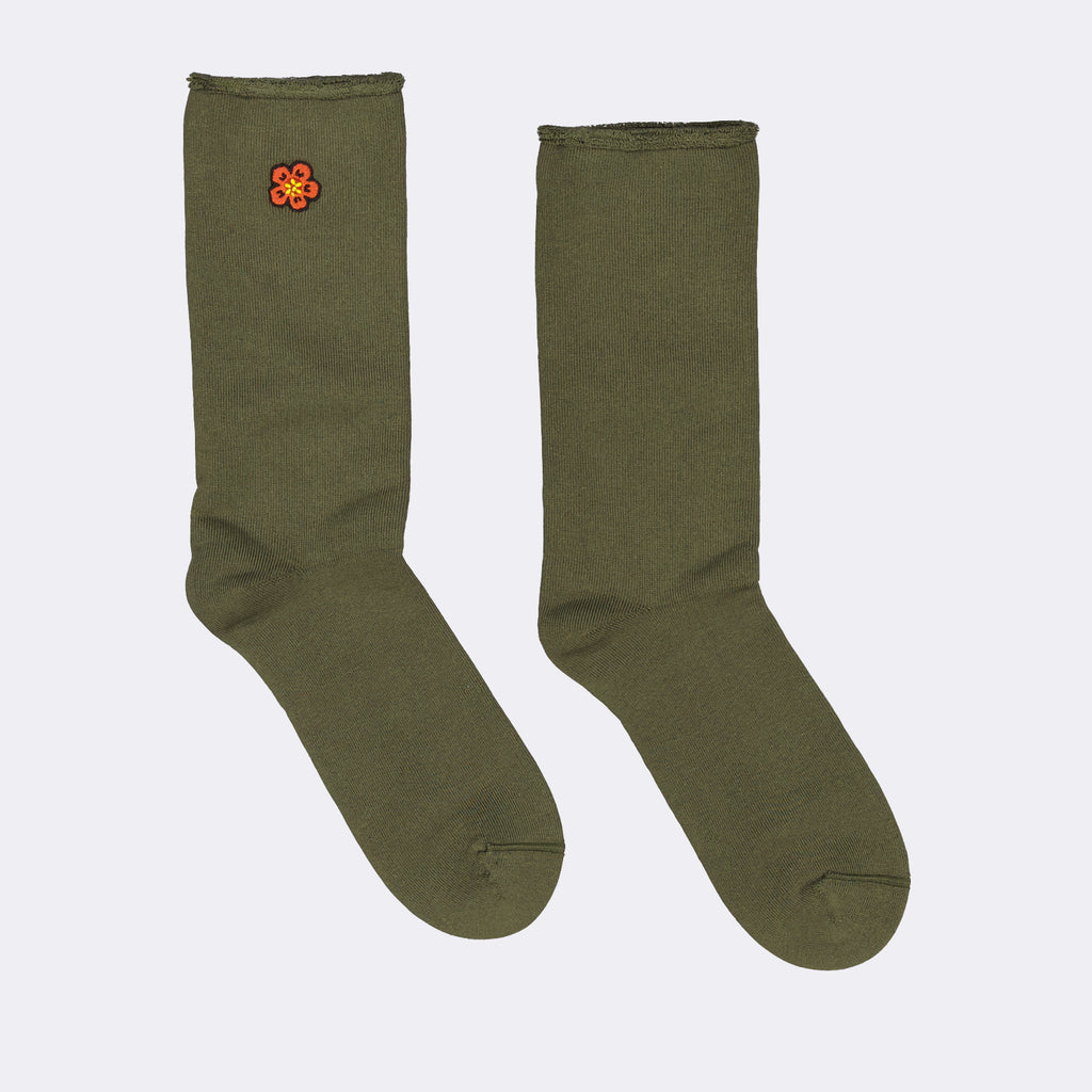 Roupa íntima e homewear Chaussettes Boke Flower Kenzo Cáqui Homme