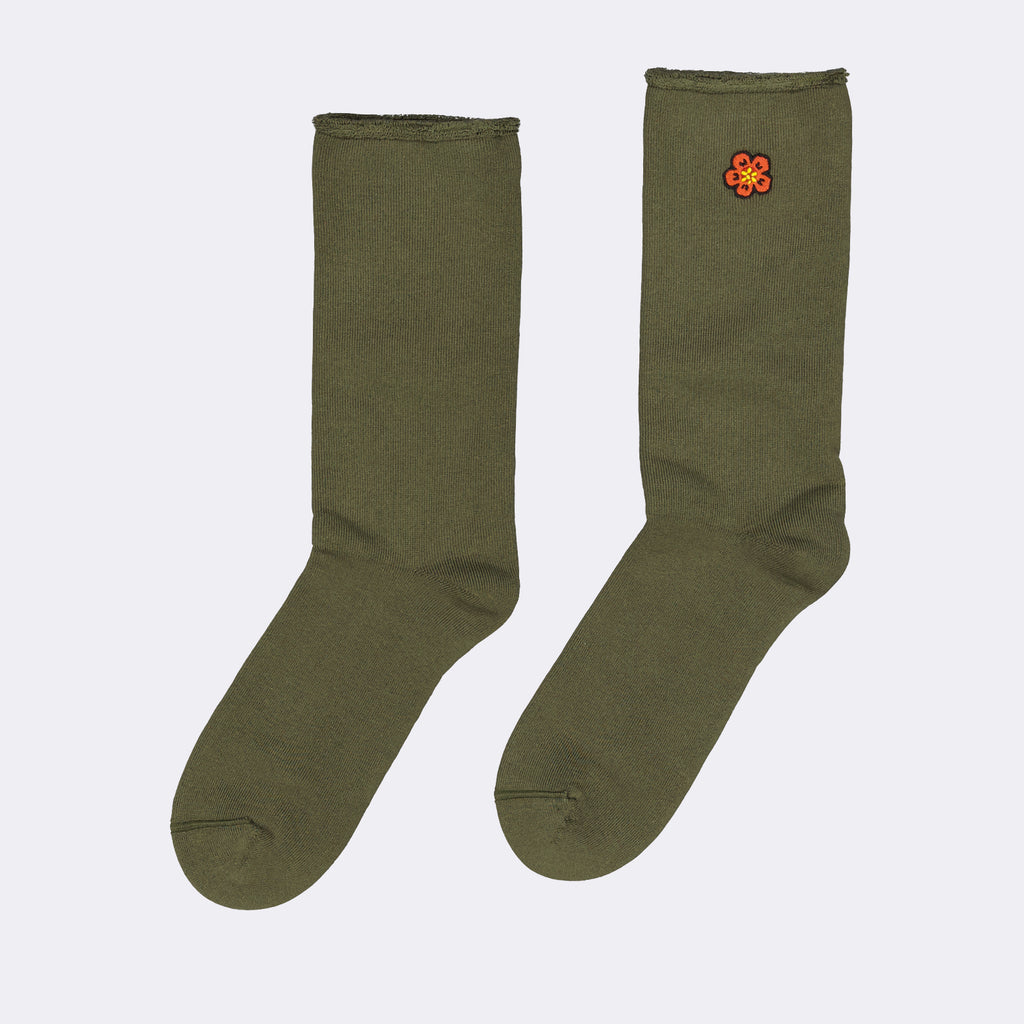 Roupa íntima e homewear Chaussettes Boke Flower Kenzo Cáqui Homme