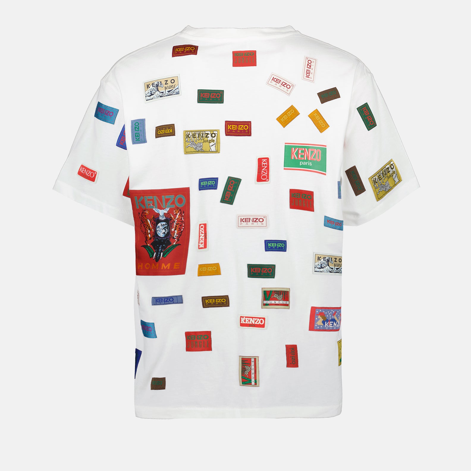 T-shirt T-shirt Archives Labels Kenzo Bianco Homme