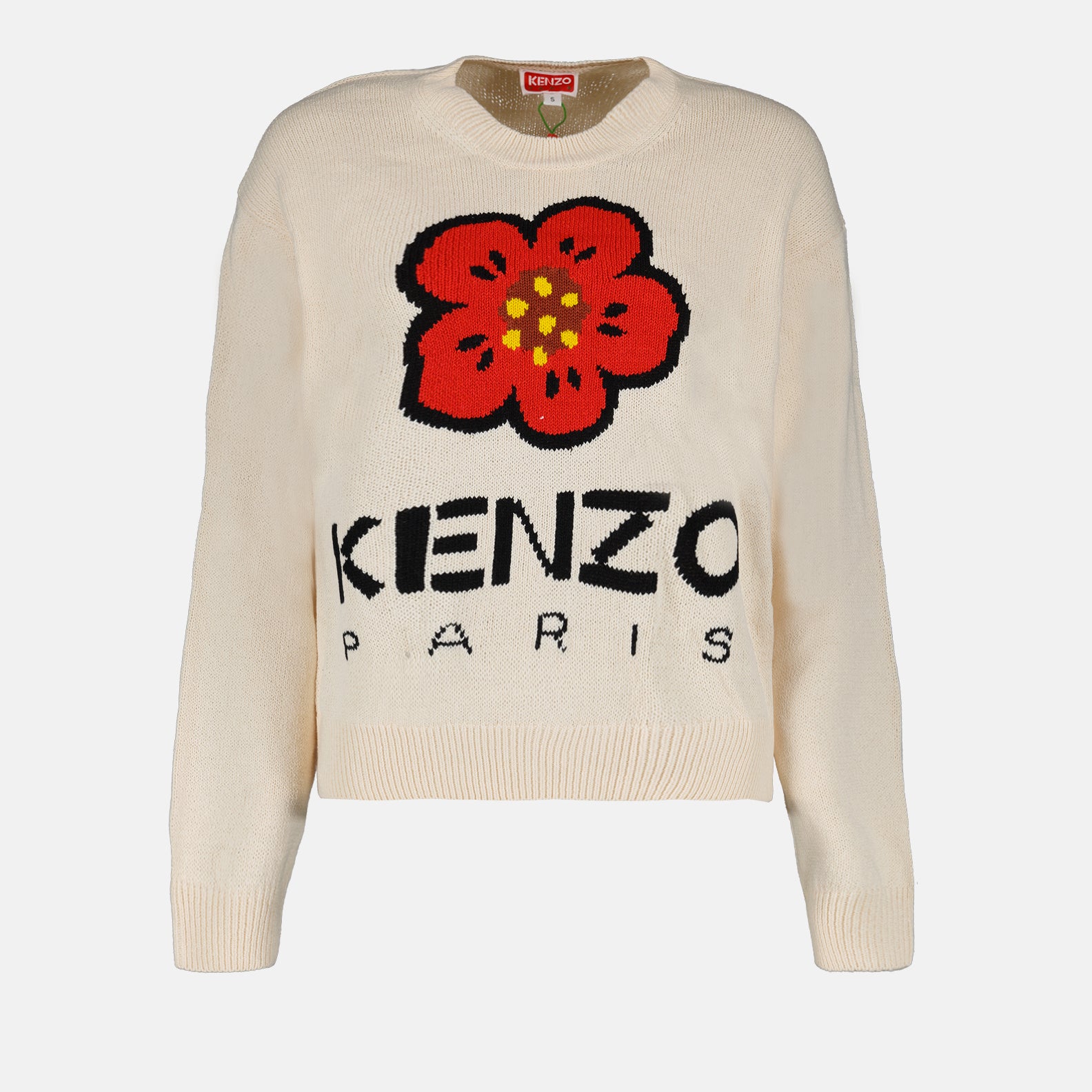 Maglieria Pull Boke Flower Kenzo Bianco Femme