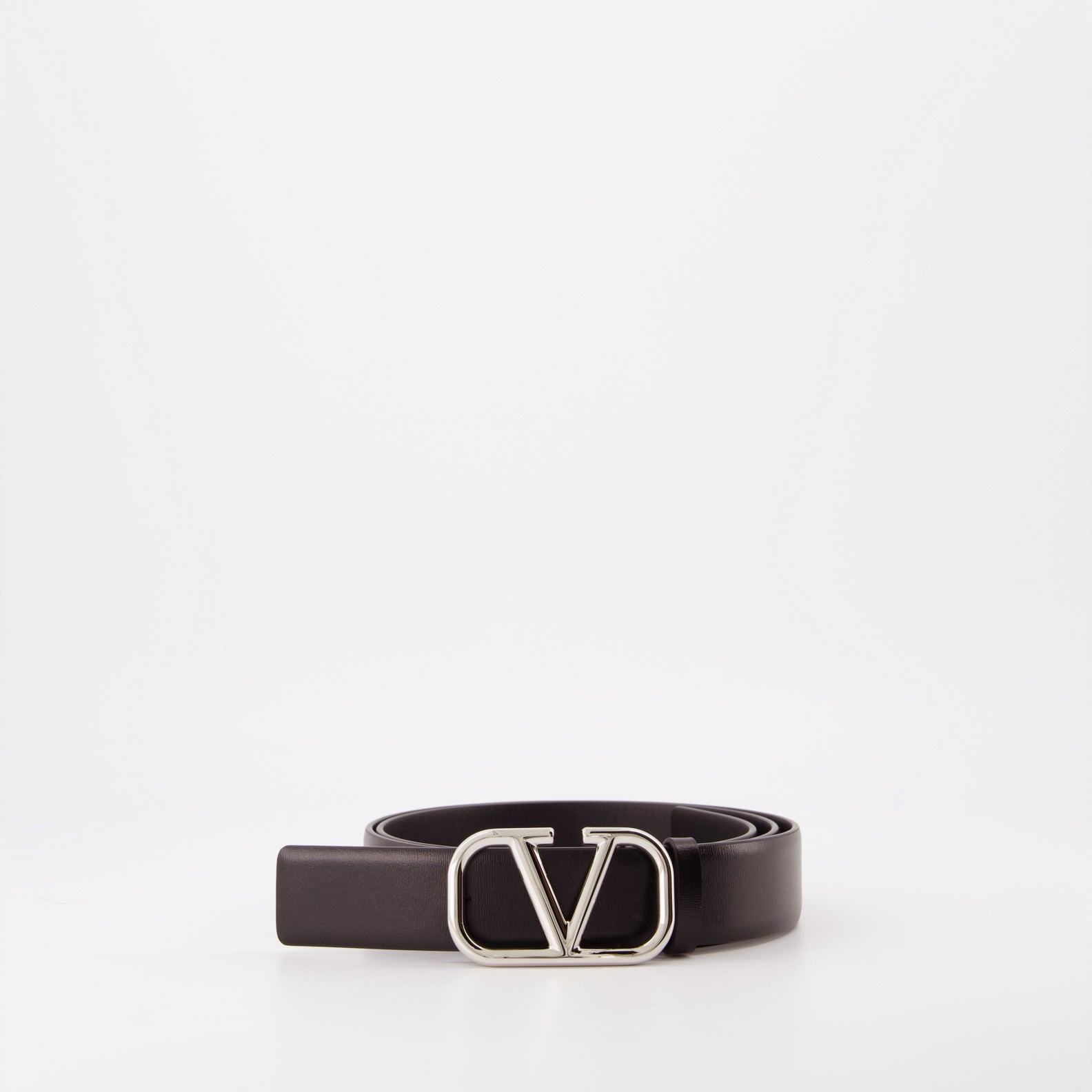 Cintos Ceinture VLogo en cuir Valentino Garavani Marrom Homme