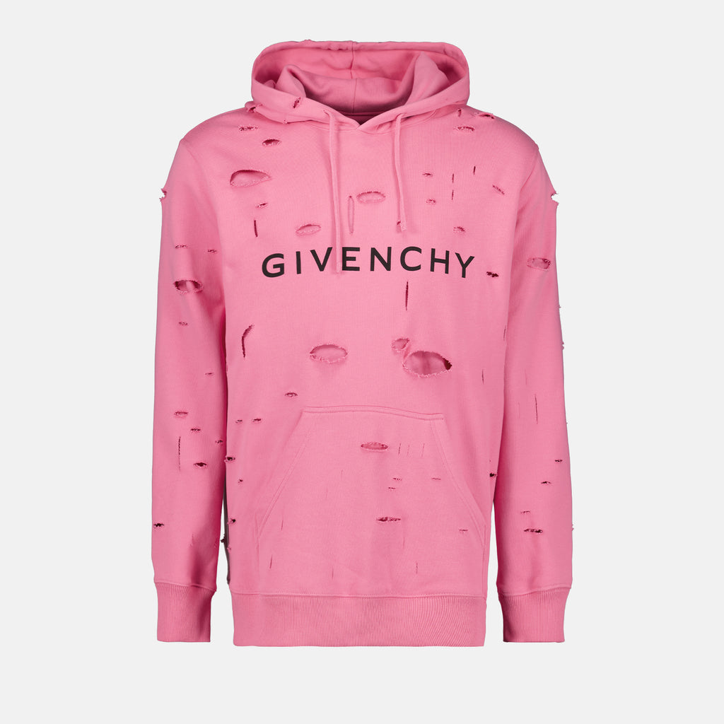 Sudaderas Sweat à capuche destroy Givenchy Rosa Homme