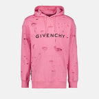 Sudaderas Sweat à capuche destroy Givenchy Rosa Homme