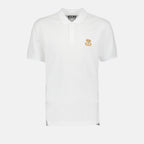 Polos Polo Teddy Moschino Blanc Homme