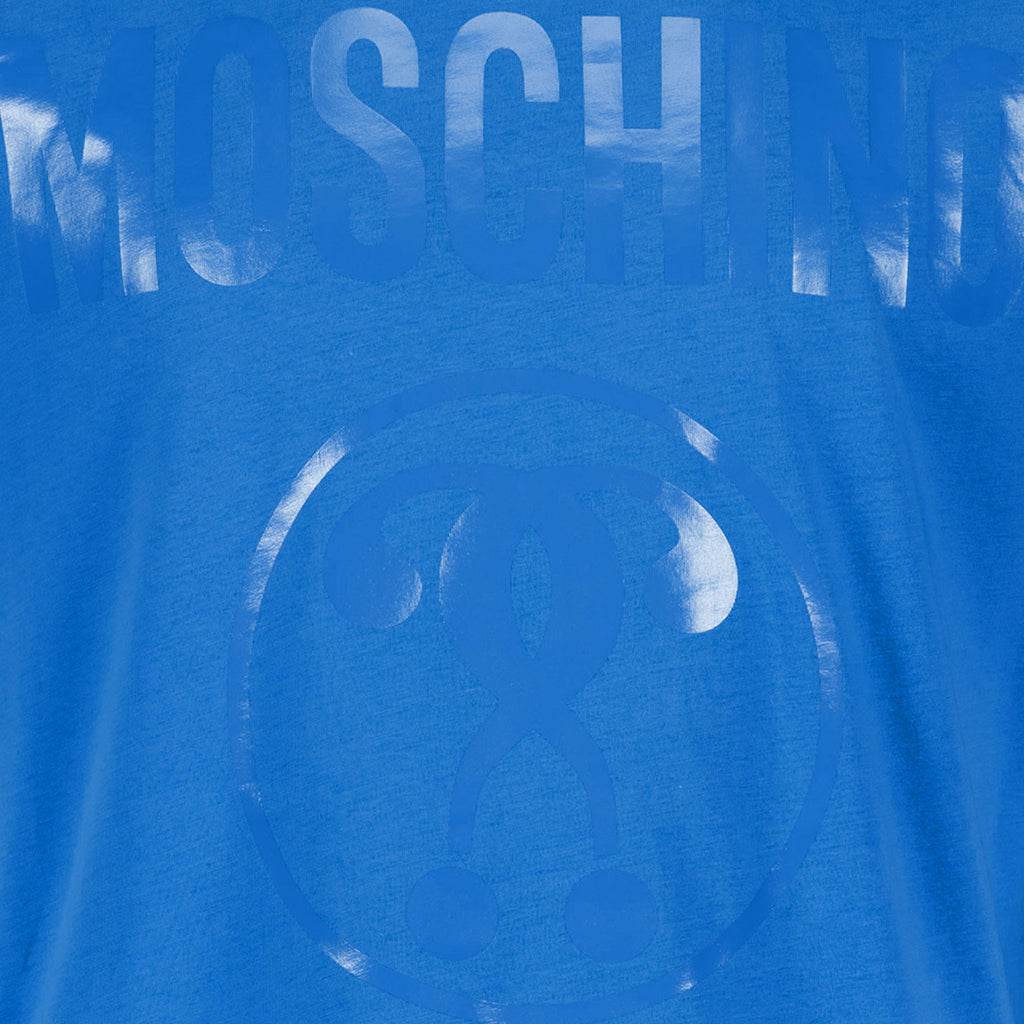 티셔츠 T-shirt à logo Moschino 파란색 Homme