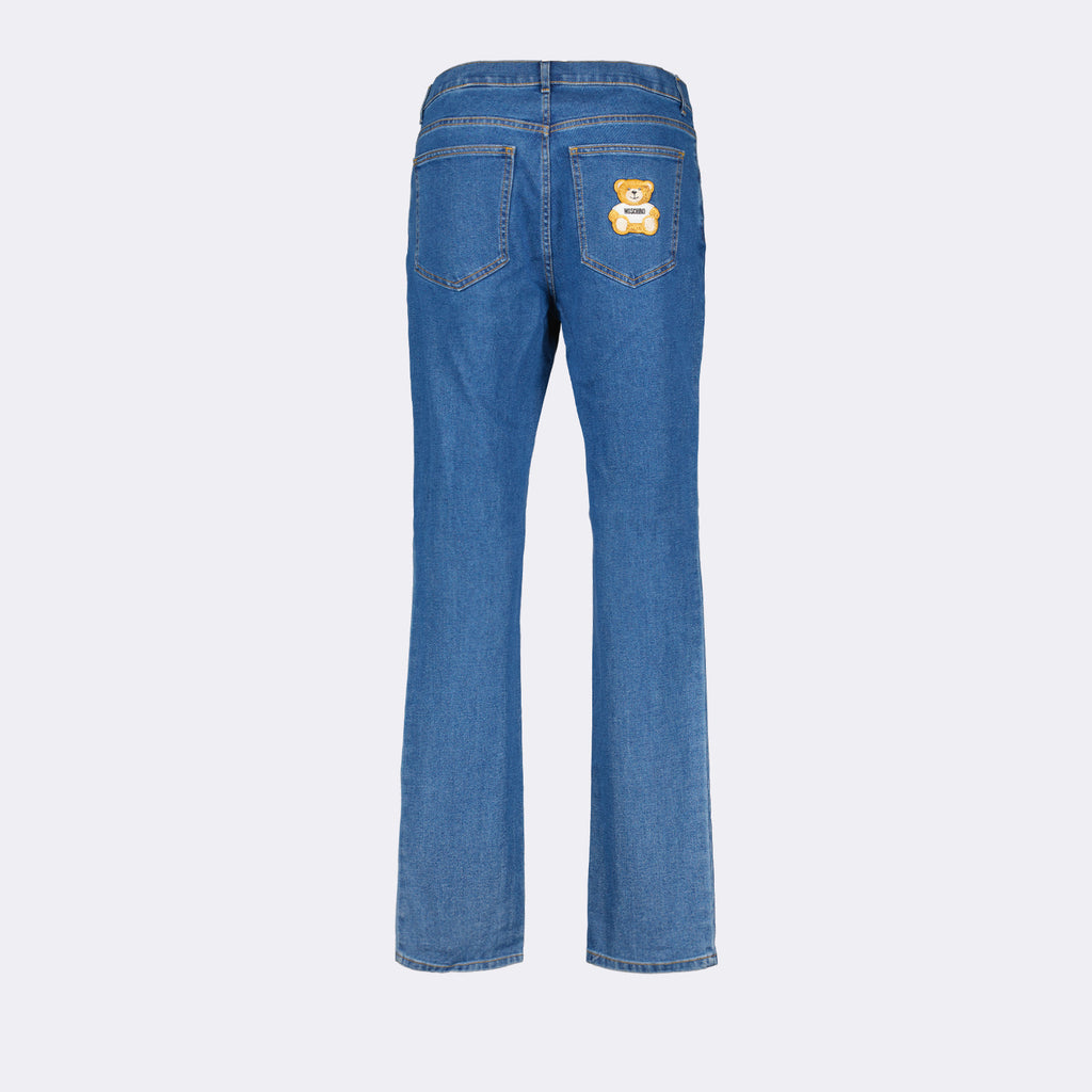 Hosen Pantalon jean Teddy Moschino Blau Homme