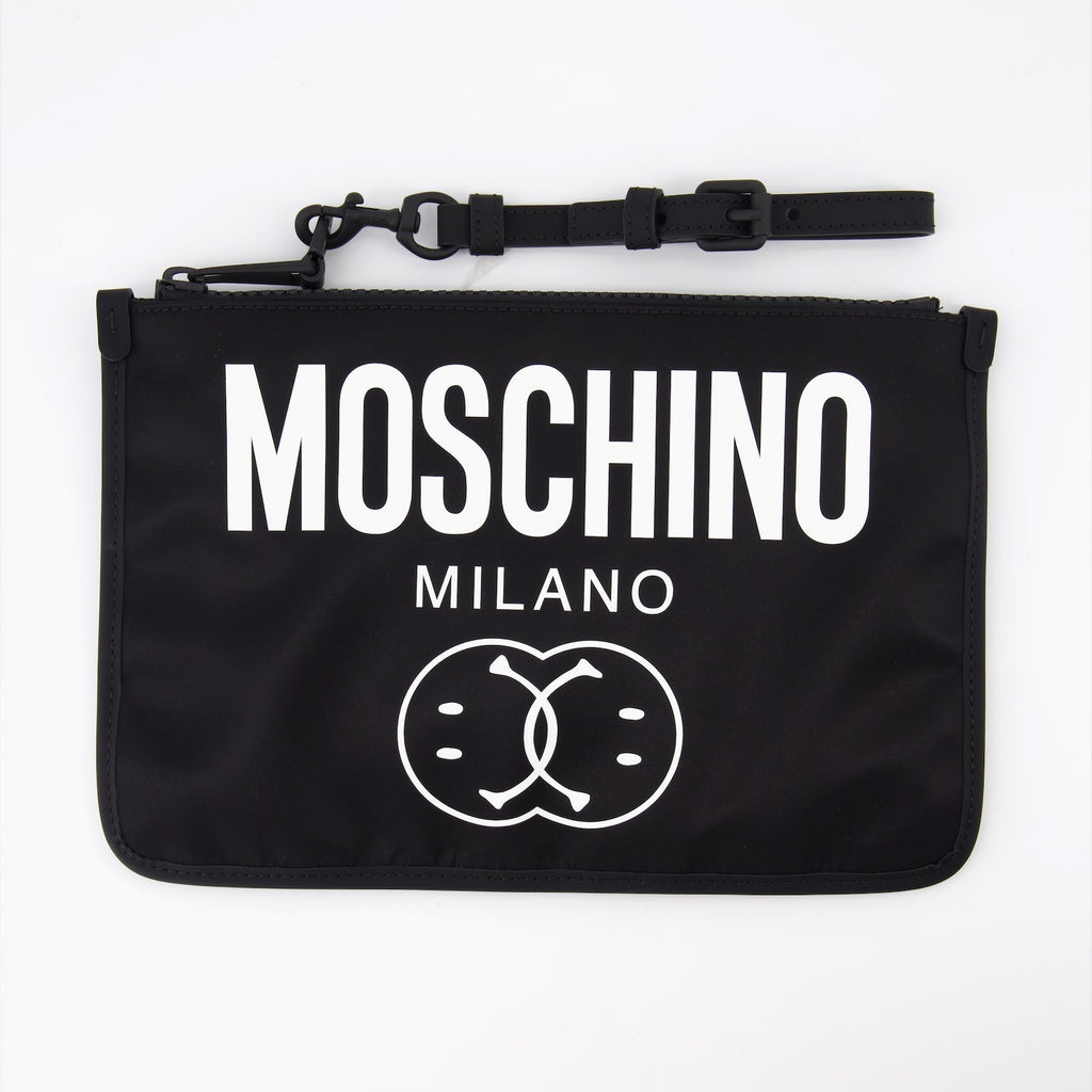 Bolsas pequenas Pochette Smiley Moschino Preto Homme