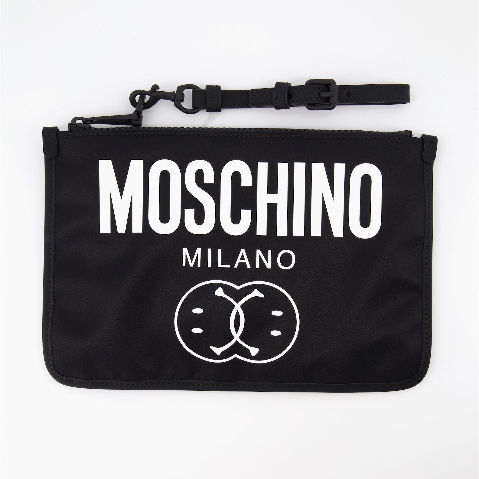 Bolsitas Pochette Smiley Moschino Negro Homme