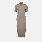 Vestidos Robe FF en viscose Fendi Bege Femme