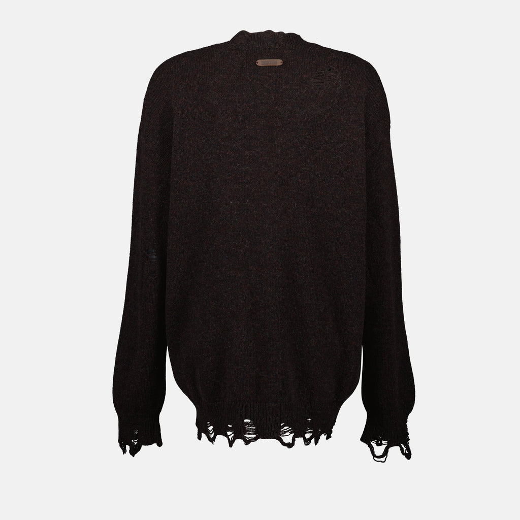 Image de l'article Pull en laine de la marque Moschino pour Femme - Saison Automne-Hiver 2025 - Vue détaillée_2