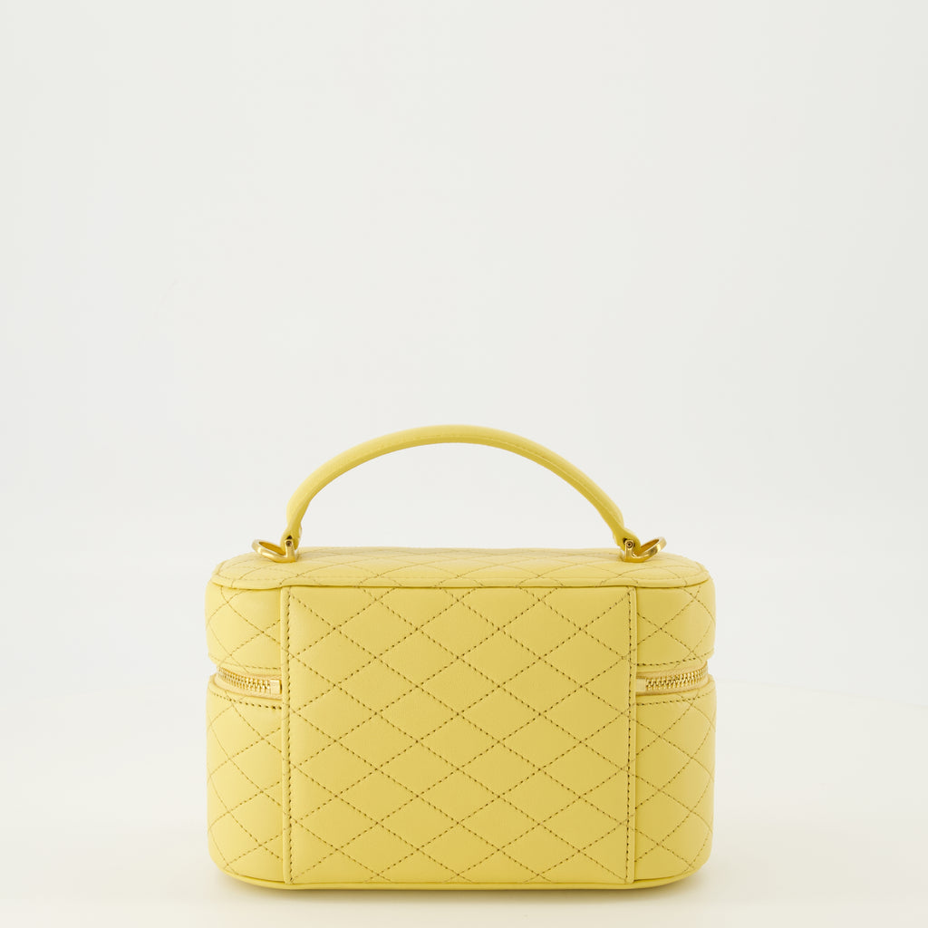 Sacs bandoulière Sac Gaby Vanity jaune en cuir d'agneau Saint Laurent Jaune Femme