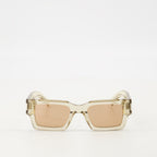 Brillen SL 572 Sonnenbrille Saint Laurent Beige Unisex