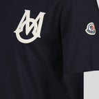 T-shirts T-shirt bleu marine Moncler Bleu Homme