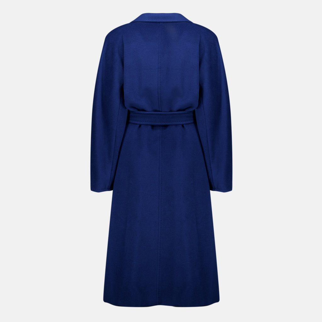 Manteaux 아이콘 네이비 블루 울 코트 Max Mara Bleu foncé Femme