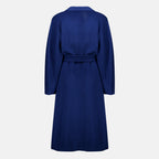 Manteaux Icon Navy Blue Wool Coat Max Mara Bleu foncé Femme