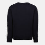Bild des Dior Oblique navyblauen Pullovers der Marke Dior für Herren - Frühjahr-Sommer 2026 - Rückansicht