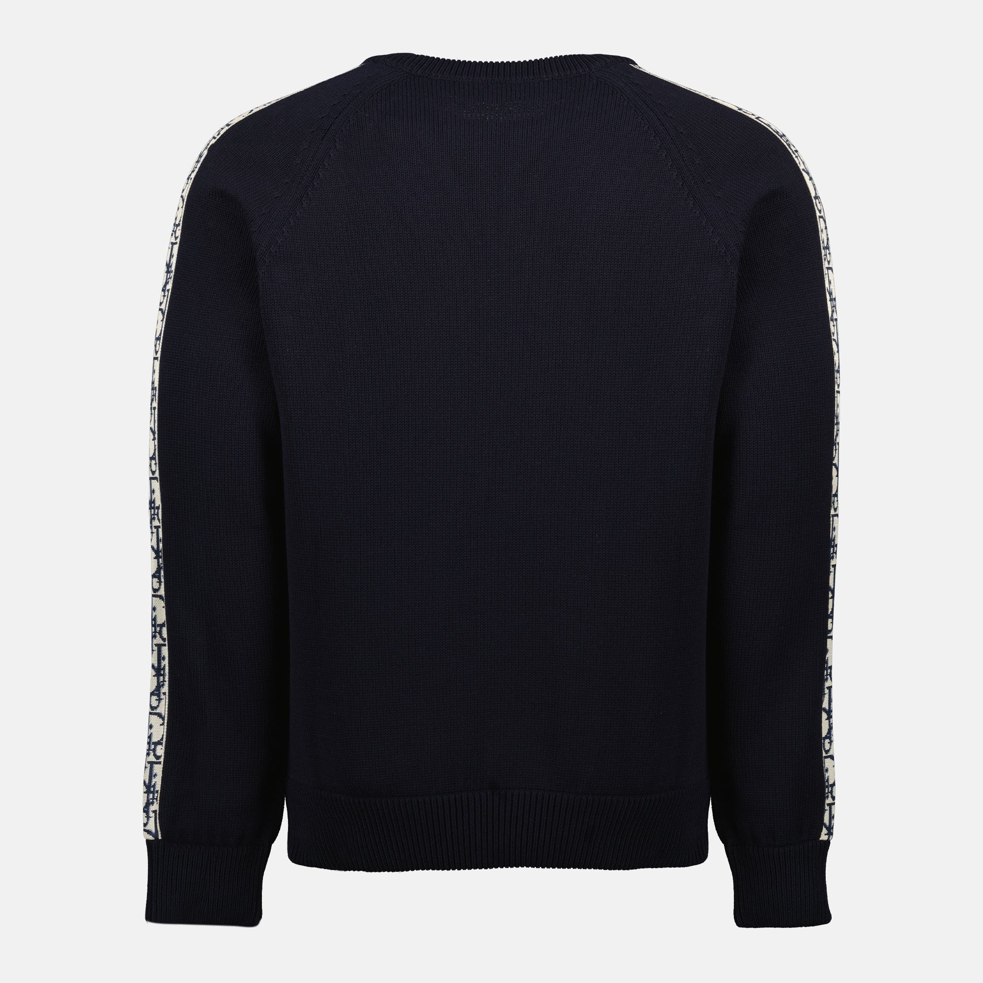 Bild des Dior Oblique navyblauen Pullovers der Marke Dior für Herren - Frühjahr-Sommer 2026 - Rückansicht
