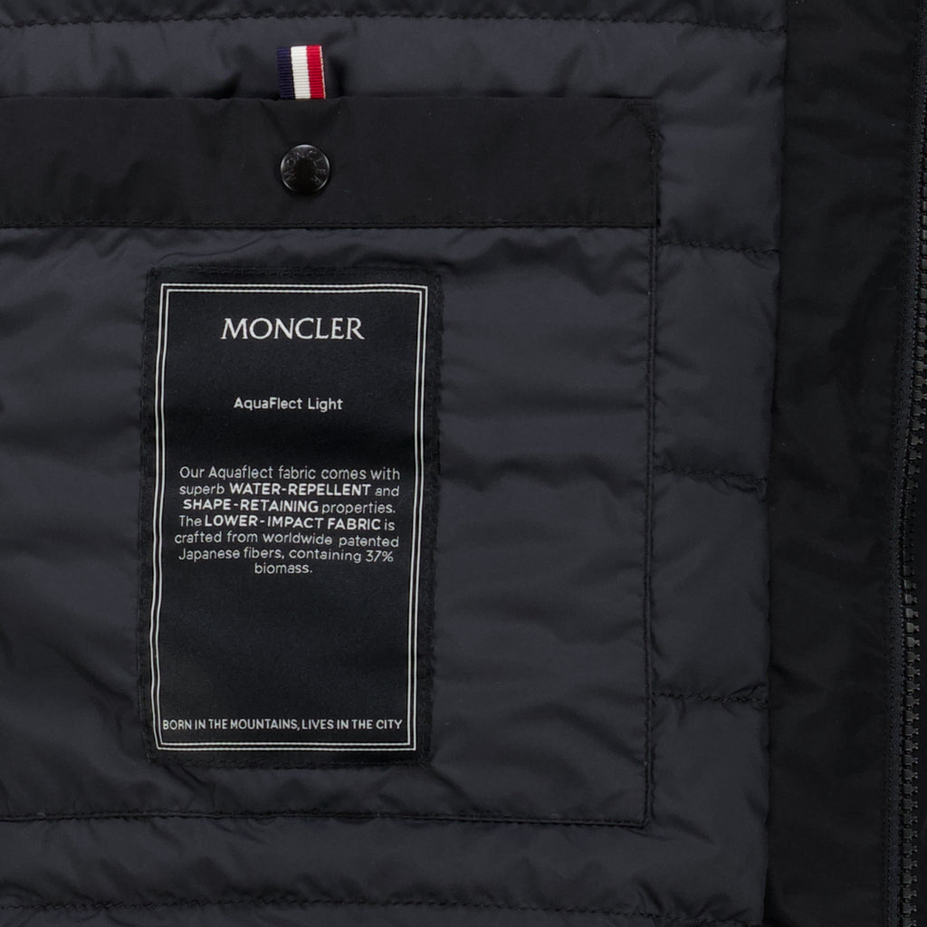 Vestes Yndale Black Down Jacket Moncler Noir Homme