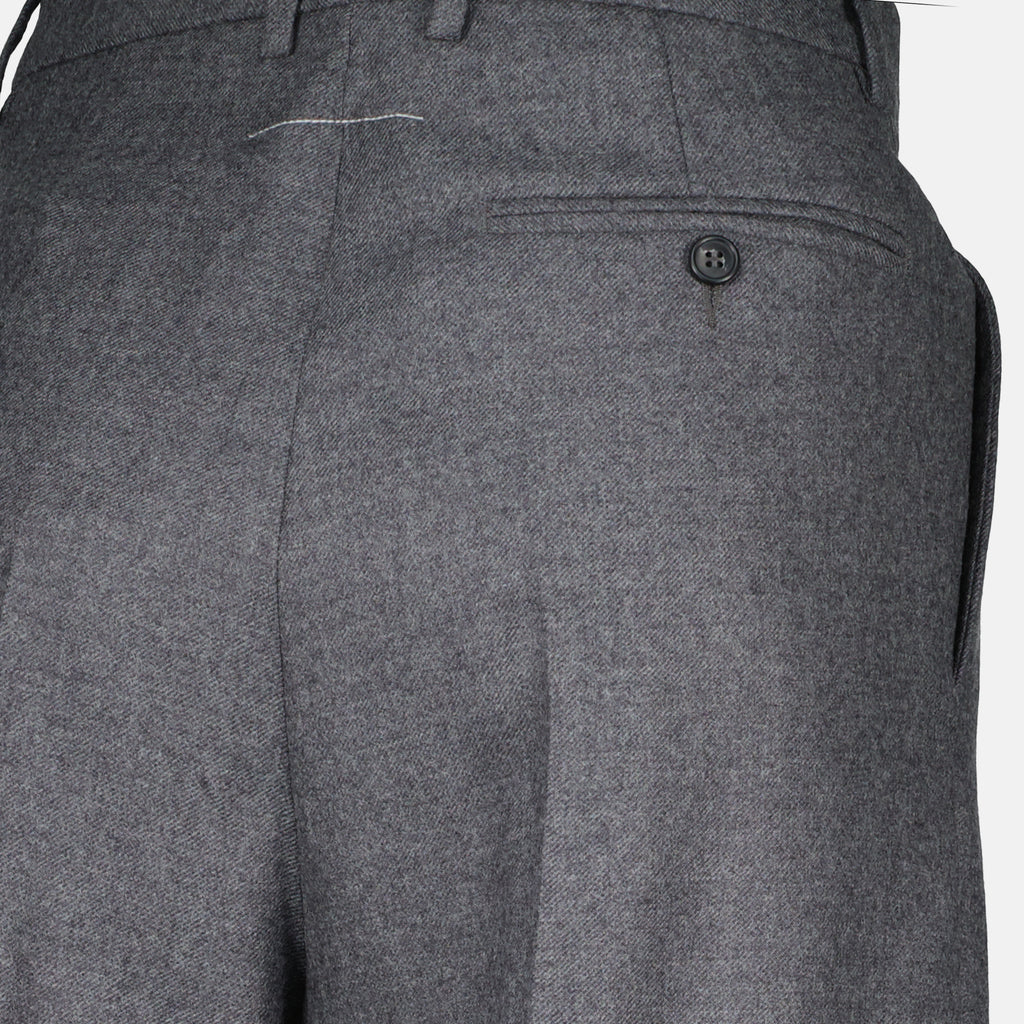 Pantalons Pantalon de ville Mm6 Gris Femme