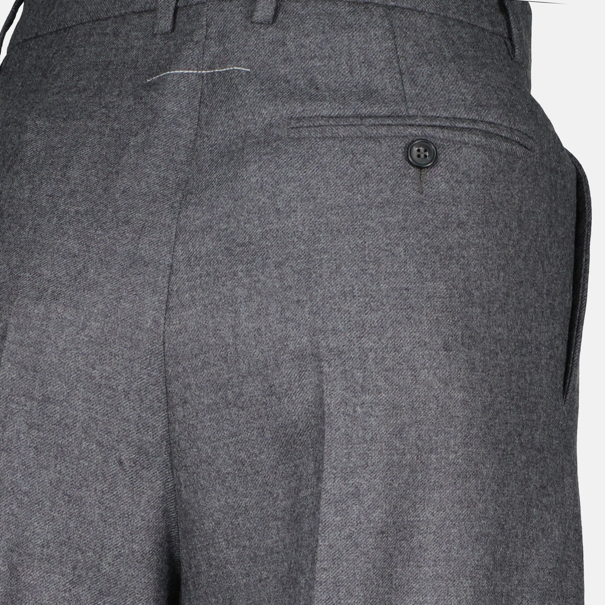 Pantalons Pantalon de ville Mm6 Gris Femme