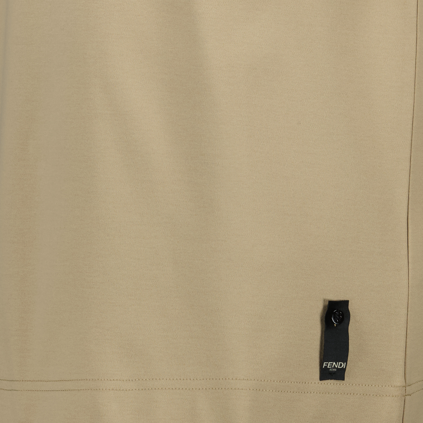 T-Shirts Baumwoll-T-Shirt Fendi Beige Herren