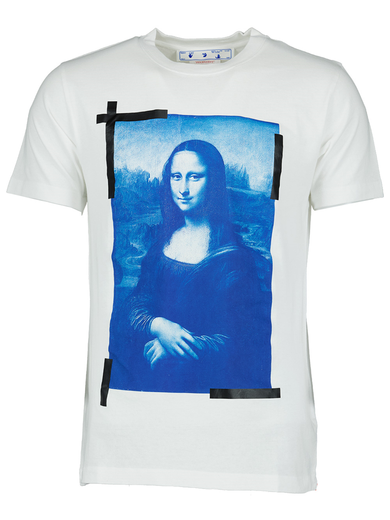 Camisetas OMAA027C99JER006 0145 white blue Off-White Blanco Homme