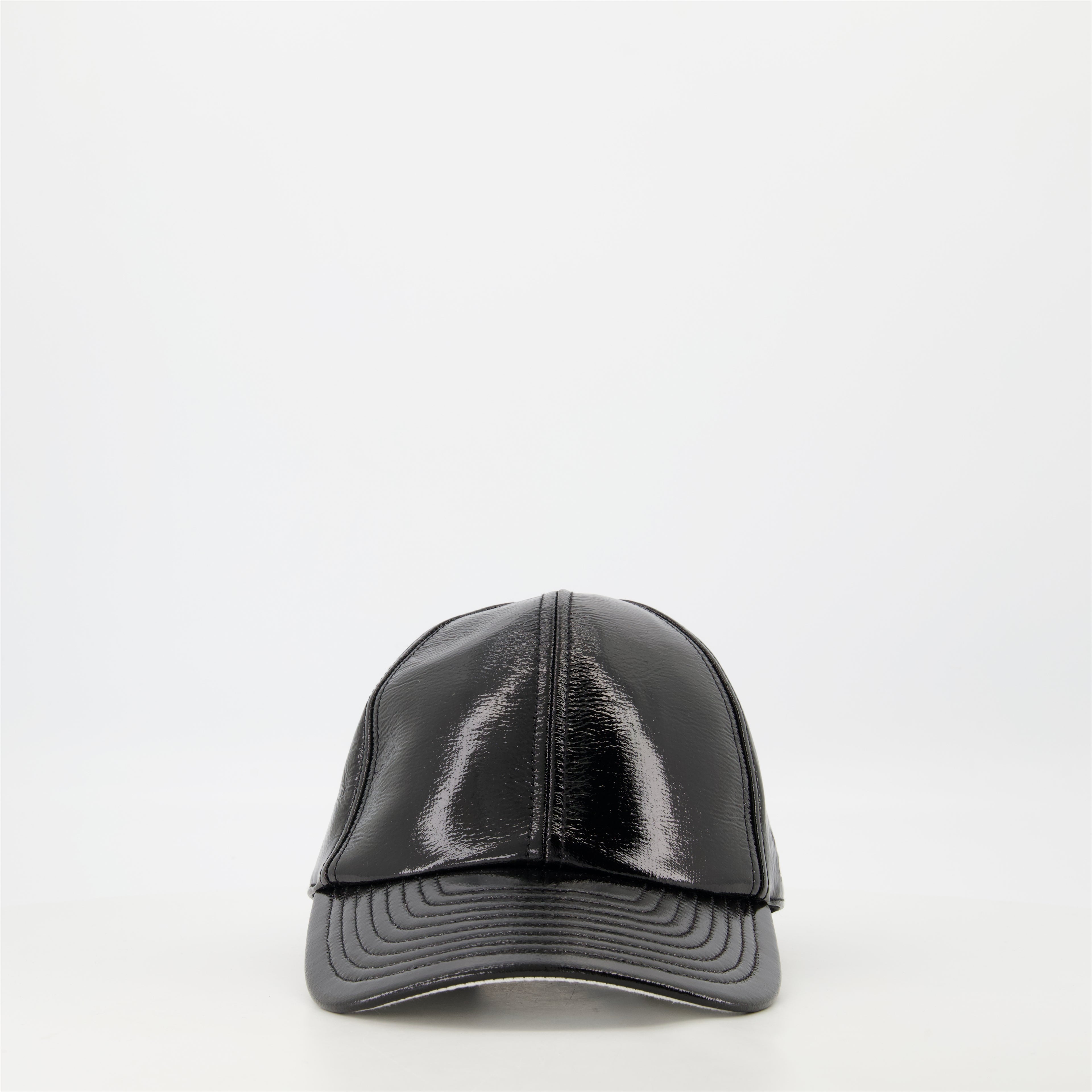 Chapeaux, casquettes et bonnets Casquette Réédition en vinyl Courrèges Noir Unisexe