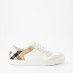 Baskets Baskets à carreaux Burberry Beige Homme