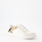 Baskets Baskets à carreaux Burberry Beige Homme