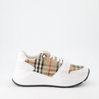 Baskets Baskets Check Burberry Blanc Homme