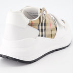Baskets Baskets Check Burberry Blanc Homme