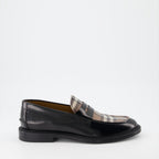 Mocassins Mocassins à carreaux Burberry Noir Homme
