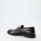 Mocassins Mocassins à carreaux Burberry Noir Homme