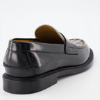 Mocassins Mocassins à carreaux Burberry Noir Homme