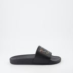 Sapatos abertos Claquettes Cavalier Burberry Preto Homme